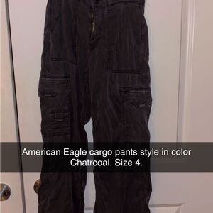 American Eagle Outfitters Men's Cargo Pants - Black